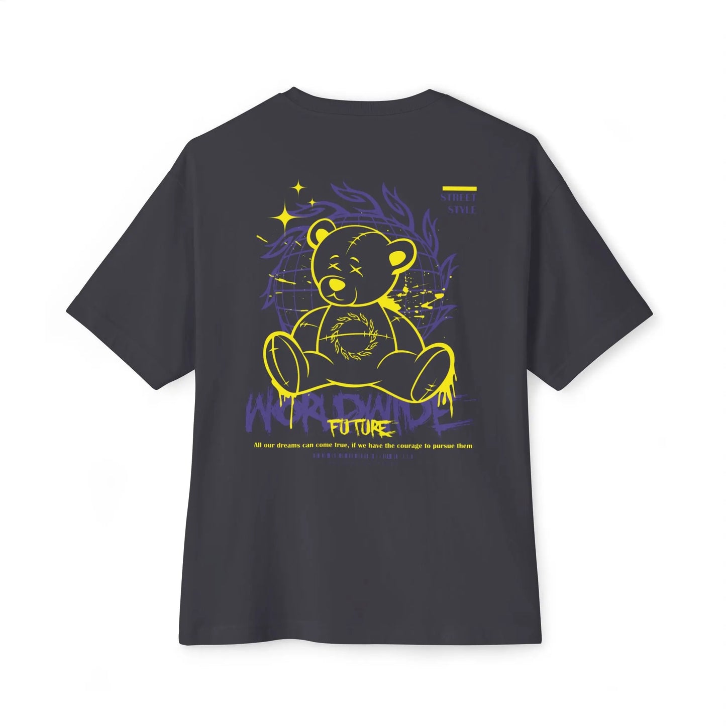 Soul Thunder Unisex Oversized Boxy Tee, Relaxed Fit Tee, Casual Graphic Tee, Oversized T-Shirt, Unique Gift for Him/Her