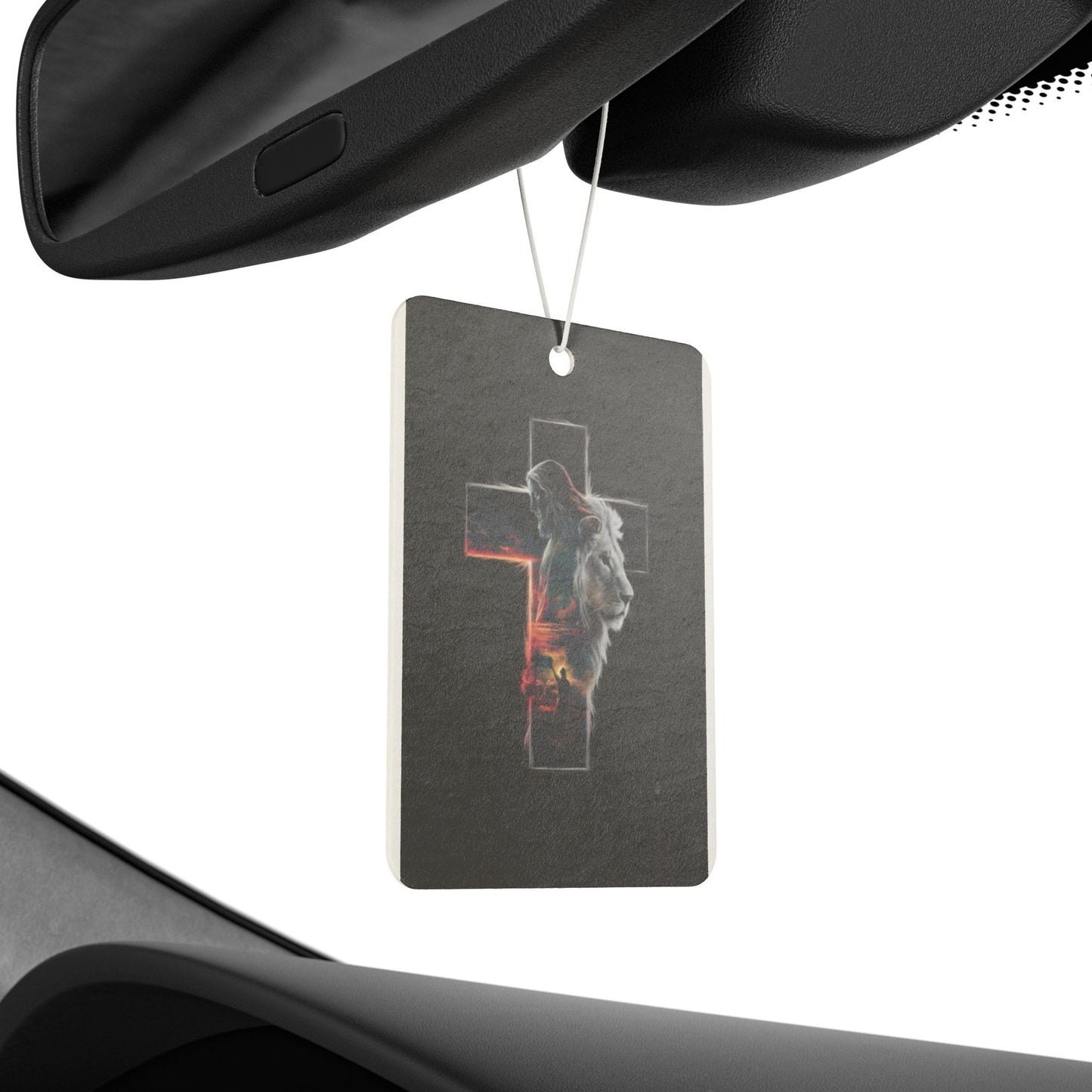 Stylish Car Air Freshener with Cross Design, Christian Gift, Auto Decor, Aromatherapy Accessory, Religious Car Essential