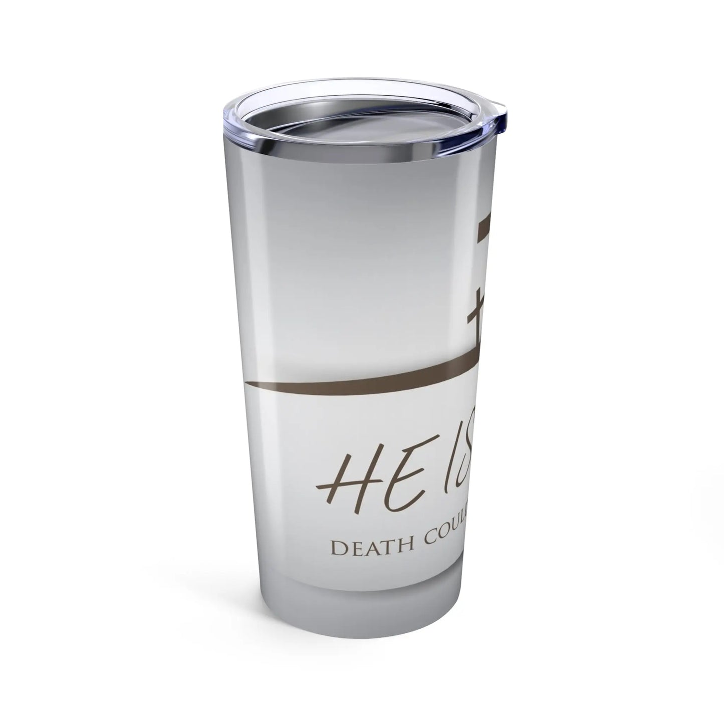 Inspirational Faith Tumbler, Christian Gift, Religious Travel Mug, Faith-Based Coffee Cup, Cross Design Insulated Tumbler