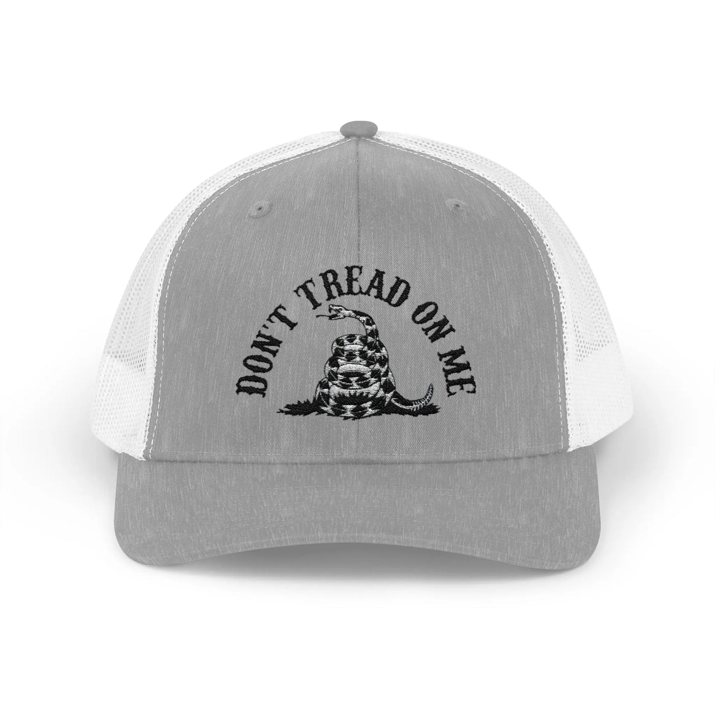 Patriotic Snapback Trucker Cap, Casual Hat for Outdoor Events, Gifts for Veterans, USA Pride, Don't Tread on Me Design