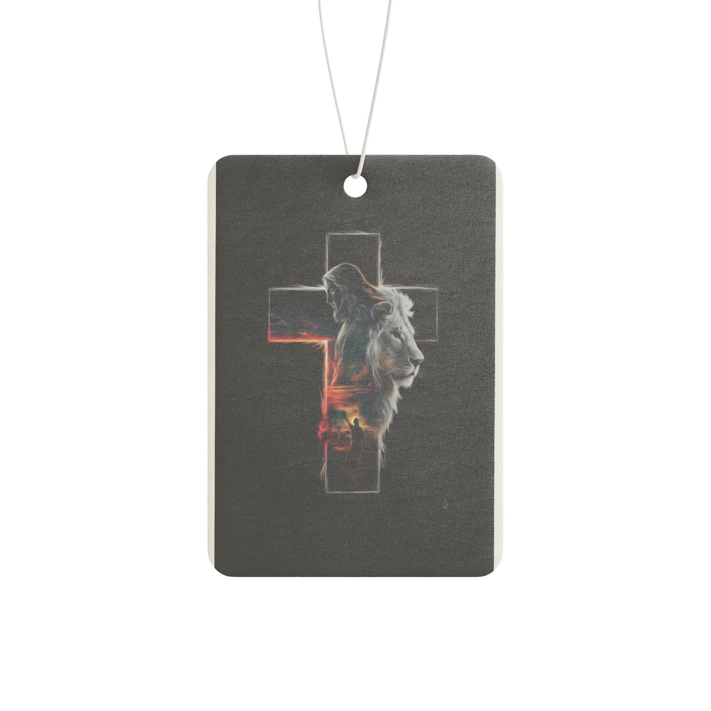 Stylish Car Air Freshener with Cross Design, Christian Gift, Auto Decor, Aromatherapy Accessory, Religious Car Essential