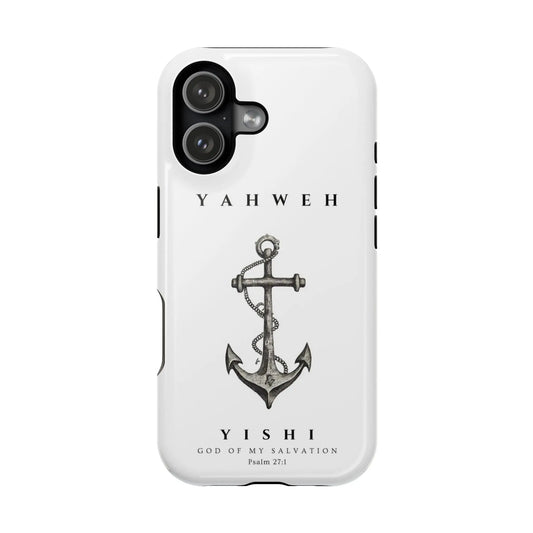 Durable Phone Cases with Anchor Design, Magnetic Phone Covers, Gift for Her/Him, Bible Verse Case, Stylish Custom Cases