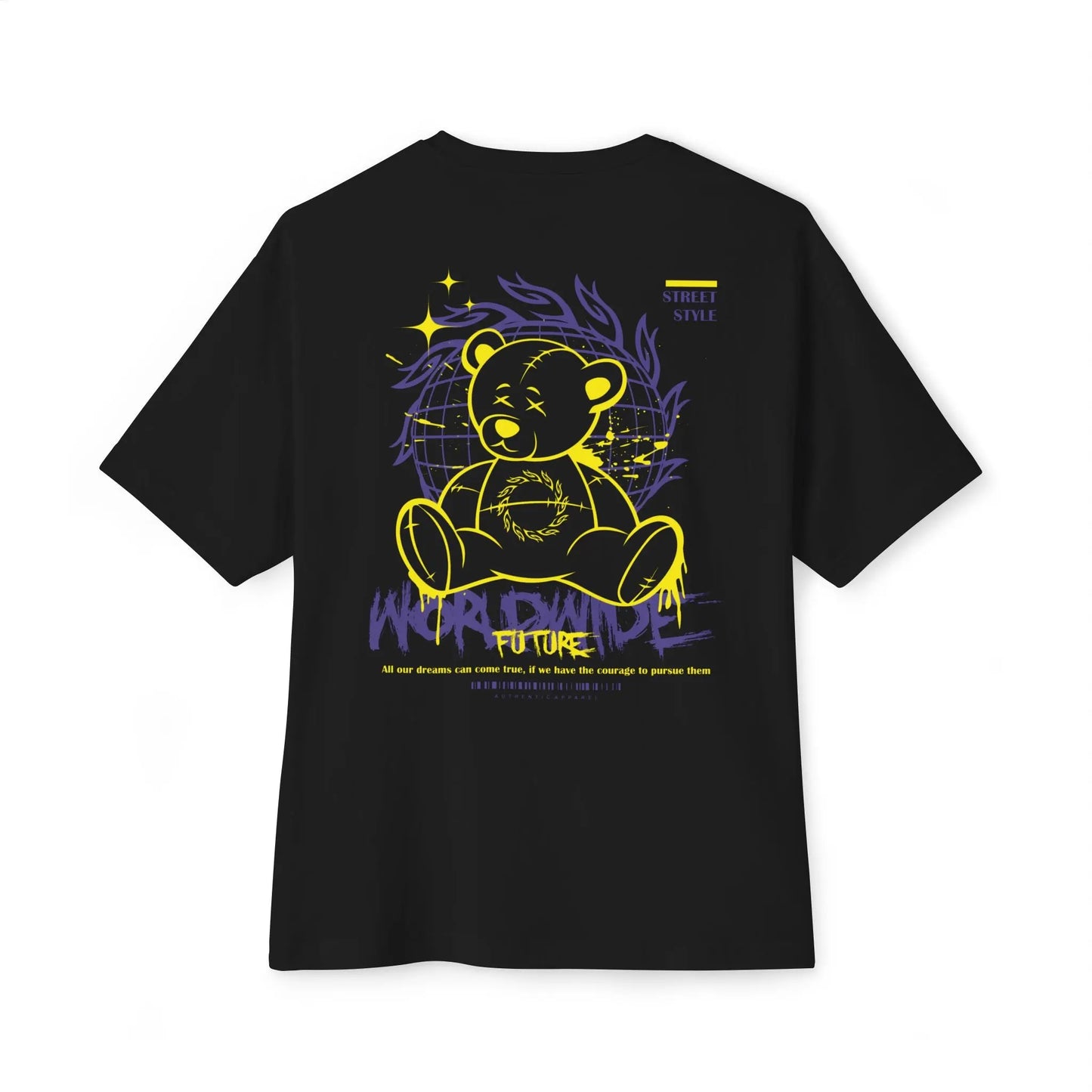Soul Thunder Unisex Oversized Boxy Tee, Relaxed Fit Tee, Casual Graphic Tee, Oversized T-Shirt, Unique Gift for Him/Her
