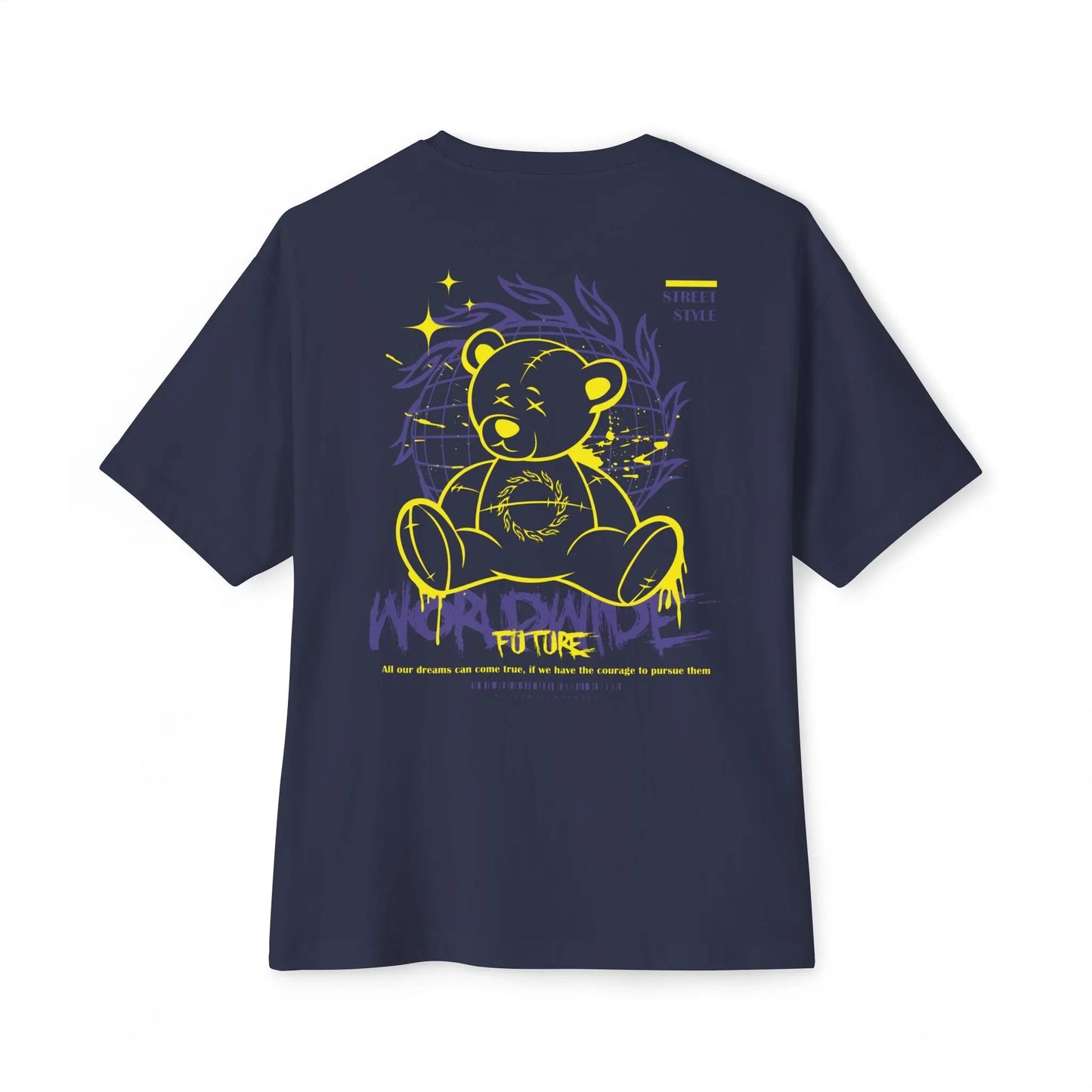 Soul Thunder Unisex Oversized Boxy Tee, Relaxed Fit Tee, Casual Graphic Tee, Oversized T-Shirt, Unique Gift for Him/Her