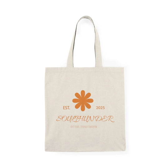 Organic Flower Tote Bag, Eco-Friendly Shopping Bag, Gift for Nature Lovers, Reusable Grocery Bag, Minimalist Style