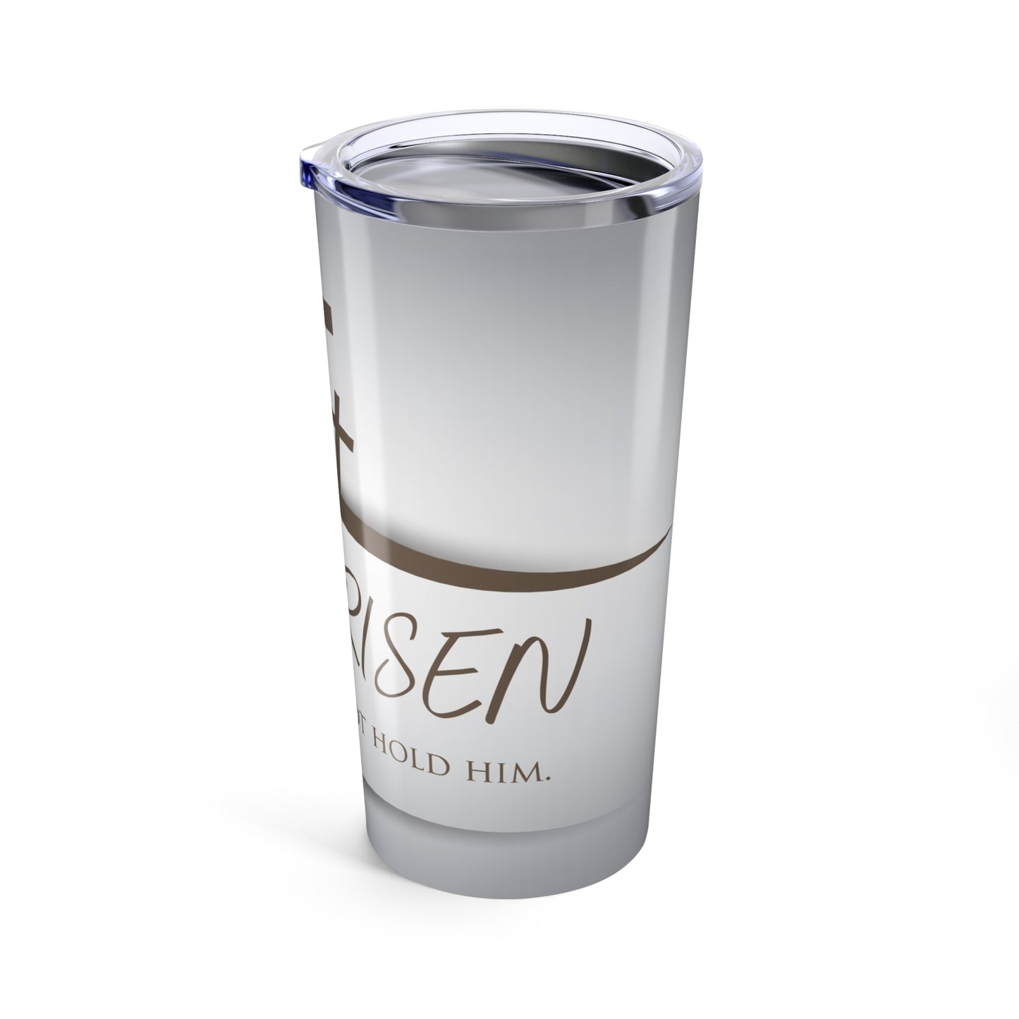 Inspirational Faith Tumbler, Christian Gift, Religious Travel Mug, Faith-Based Coffee Cup, Cross Design Insulated Tumbler